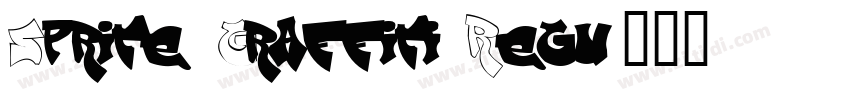 Sprite Graffiti Regu字体转换